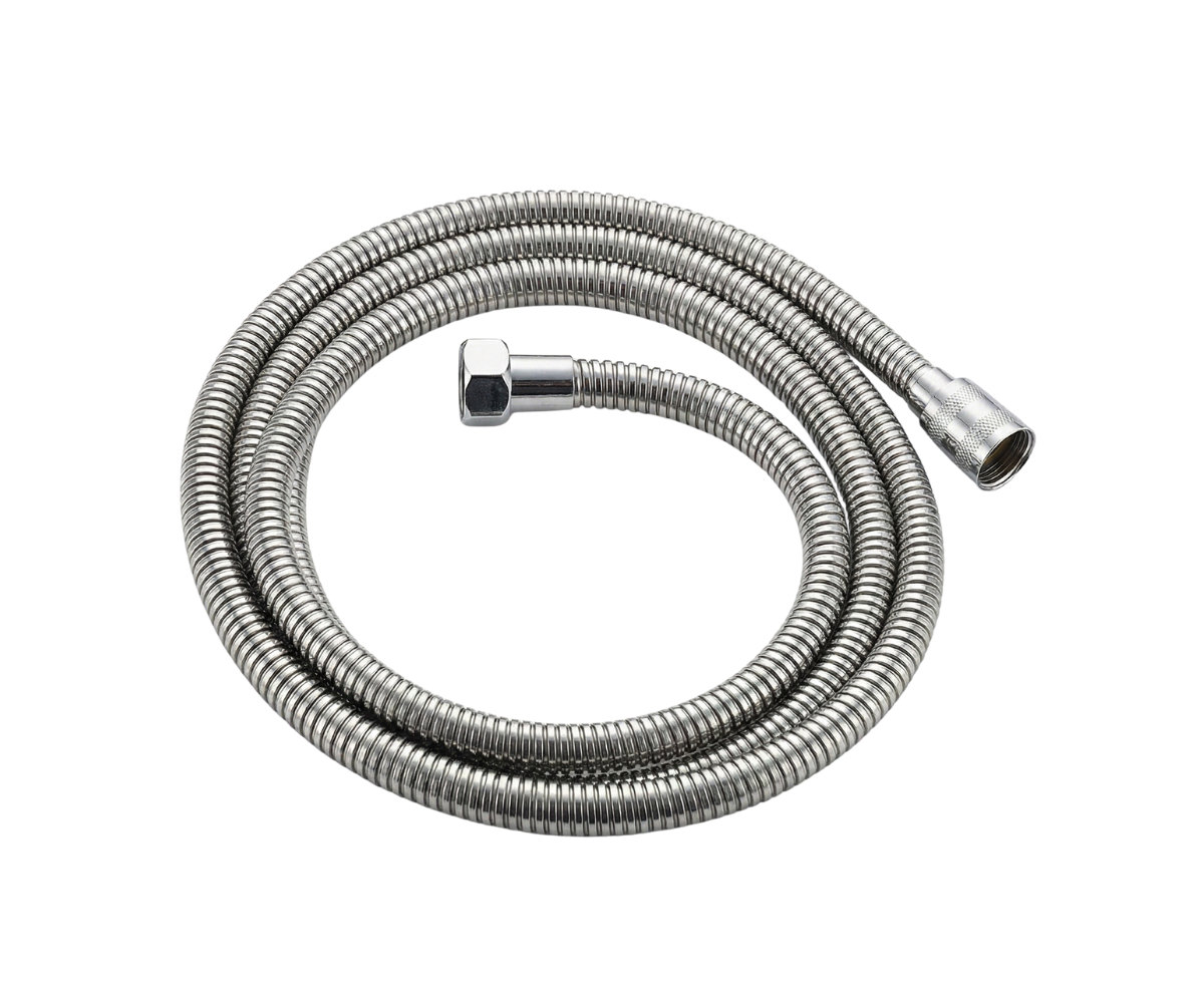 Flexible douche chrome inox